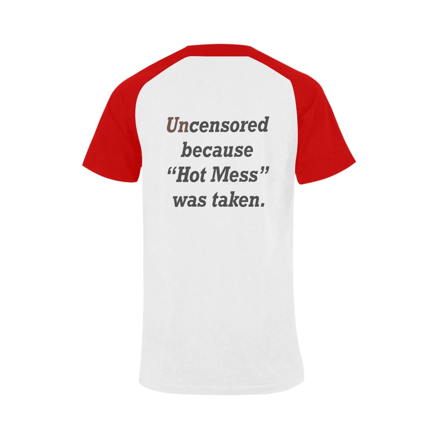 Hot Mess Men's Raglan T-shirt (USA Size) (Model T11)